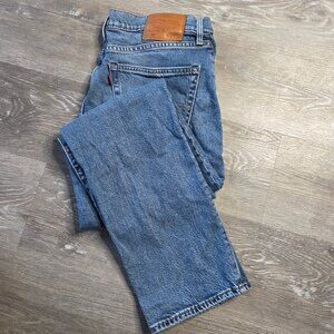Men’s Levi’s 505 Straight Leg Premium Jeans – Light Blue – Size W33 L32